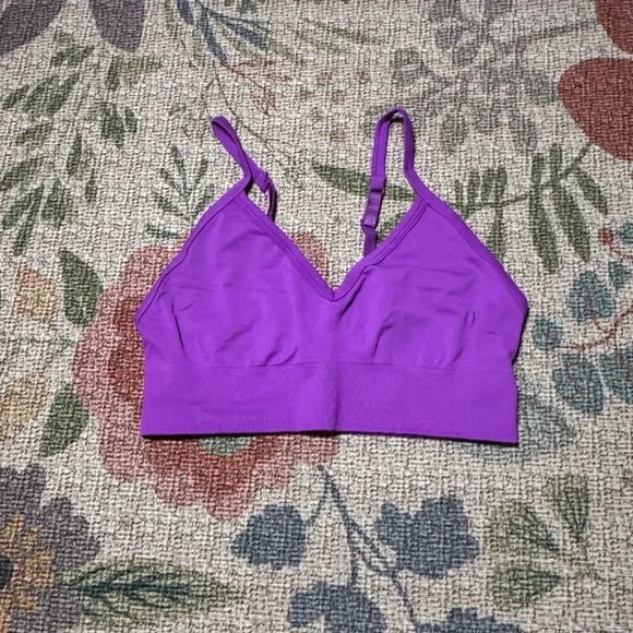 Lululemon Ebb to Street sports bra- moonlit magenta - c/d cup - Picture 1 of 5